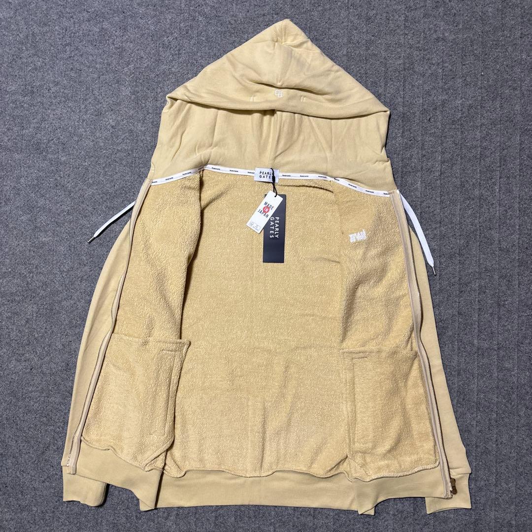 サイズ 0★新品 パーリーゲイツ パーカー ベージュ 055-3962302 併