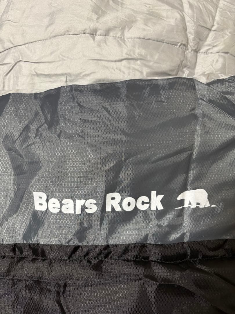 bears rock エアマット 寝袋 ねぶくろん　ブラック