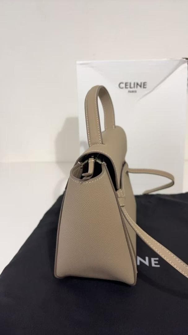 CELIńE ベージュ ショルダーバッグ
