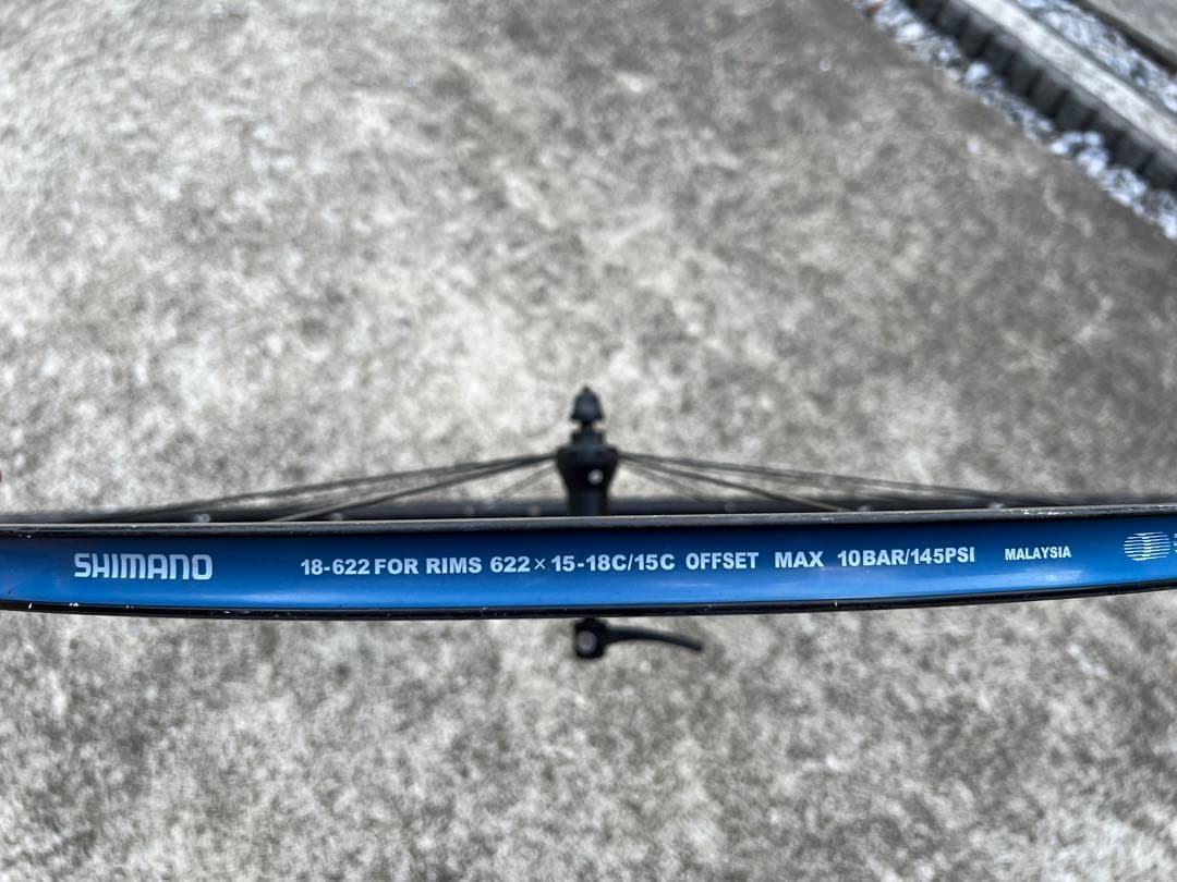 SHIMANO ホイール　フロントリアセット　中古品
