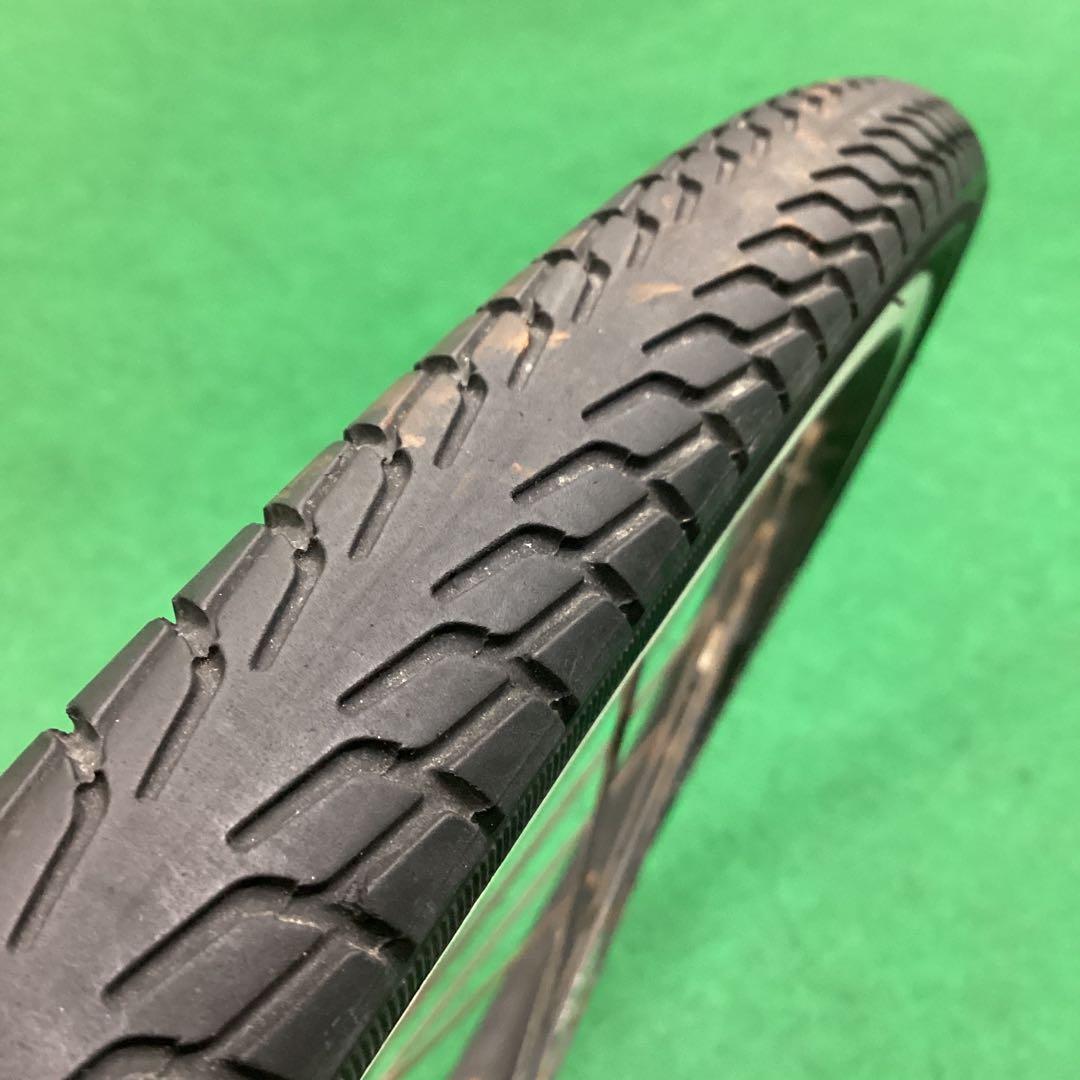アルミリム　後輪 26x1-3/8 タイヤ付 外装7段　26インチ　シュライン