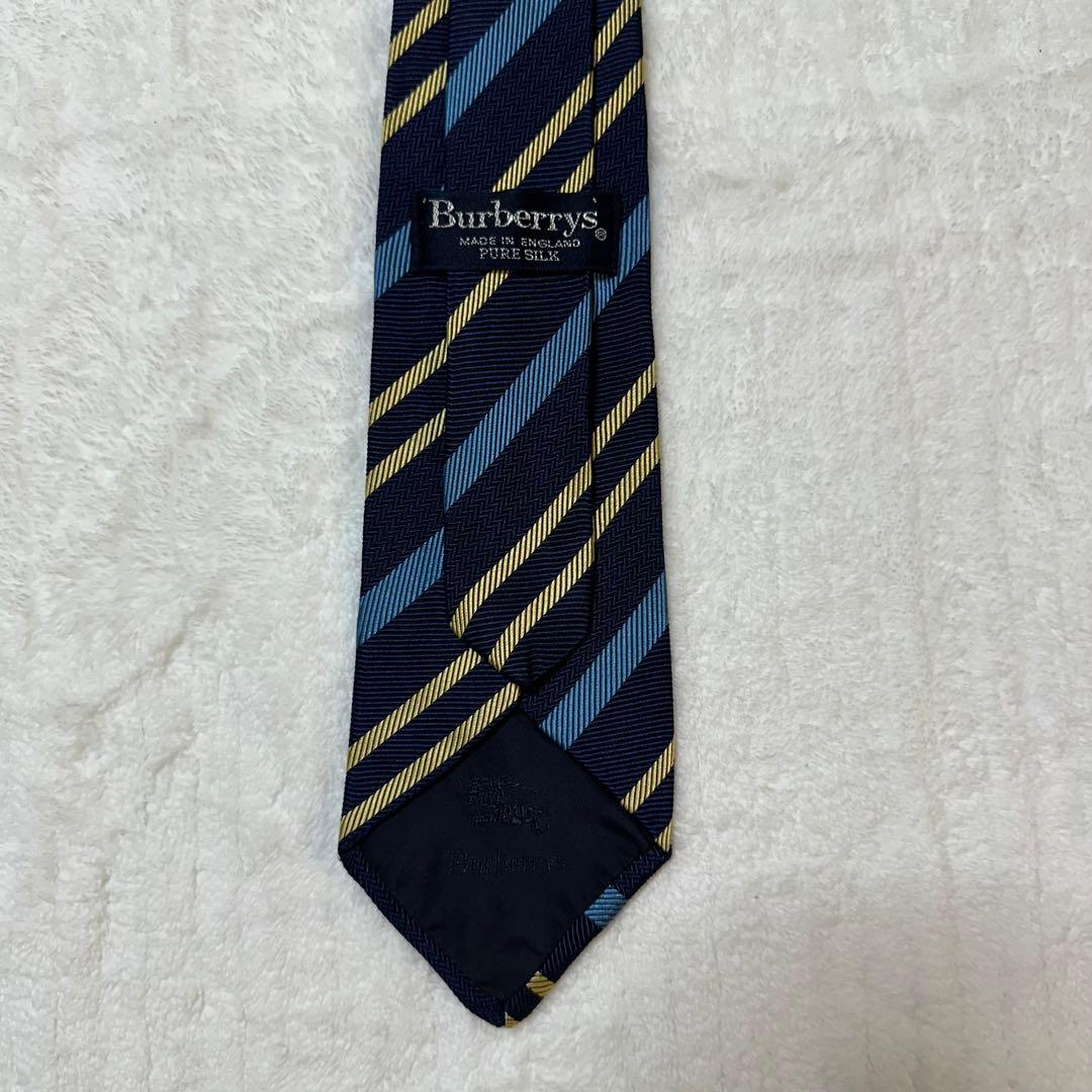 【新品・廃盤】Burberrys シルク100% ネクタイ ストライプ