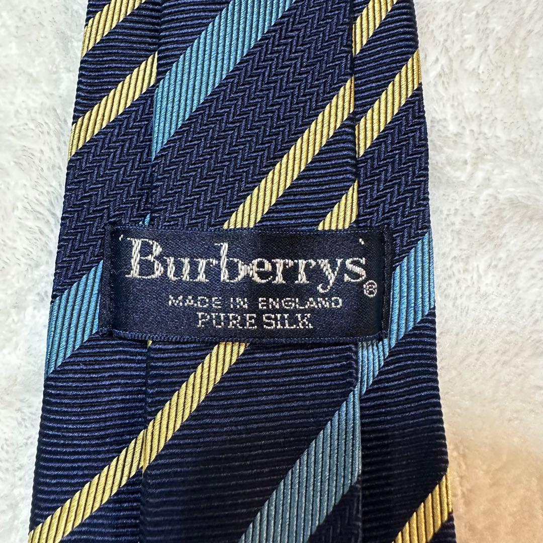 【新品・廃盤】Burberrys シルク100% ネクタイ ストライプ