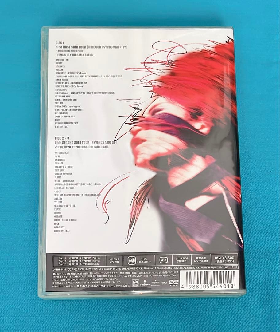 ALIVE! hide DVD 3枚組　初回盤特典付き
