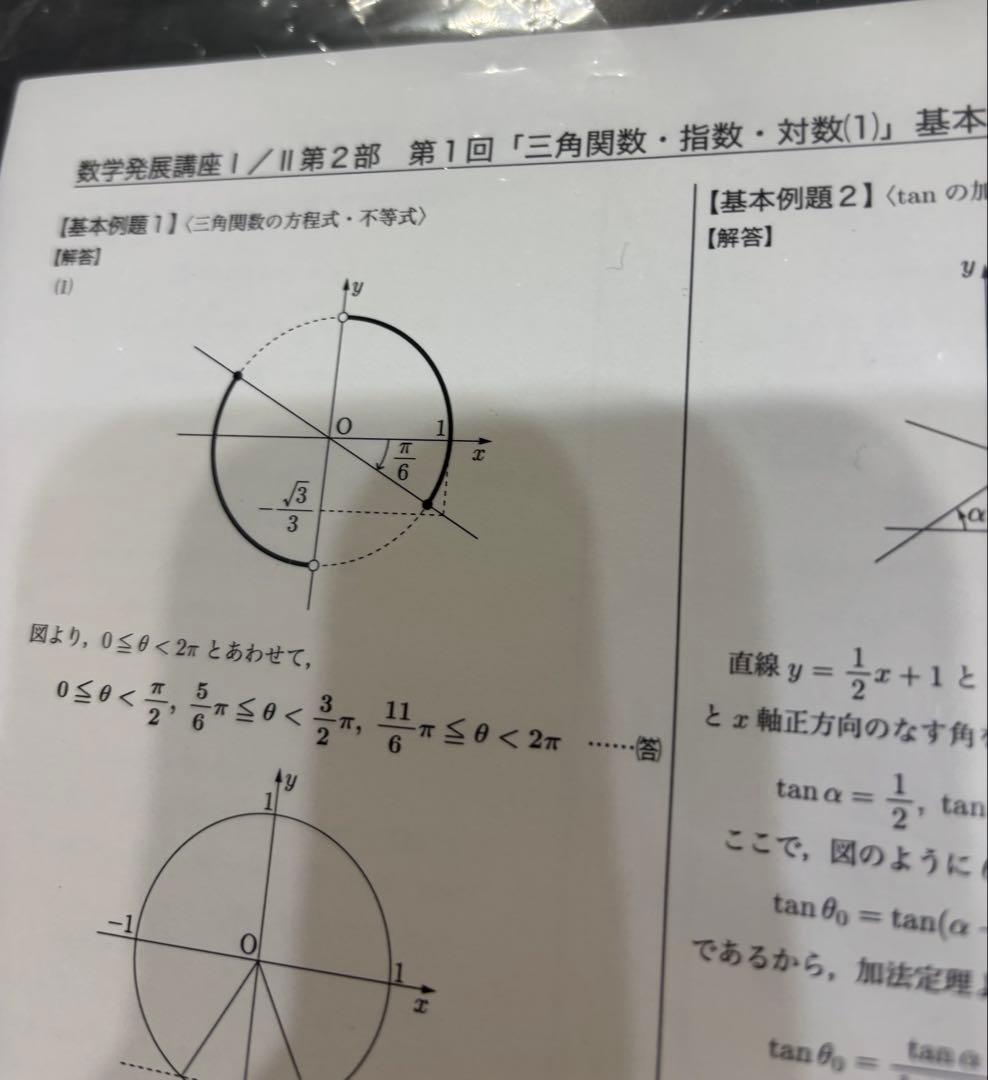 鉄緑会　高1 数学 教科書 問題集 授業資料 通年 セット