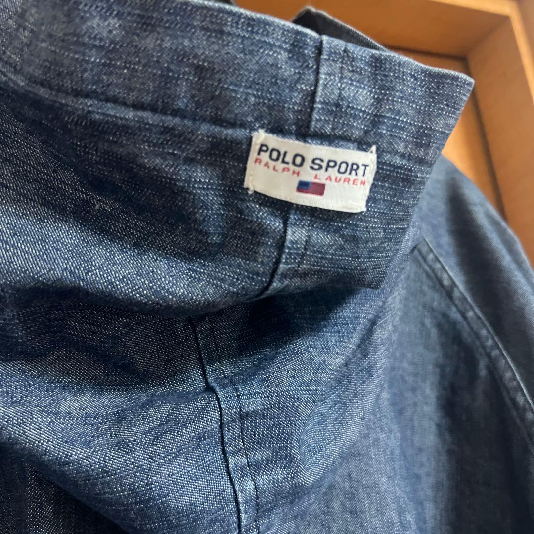 POLO SPORT フード付きデニムジャケット
