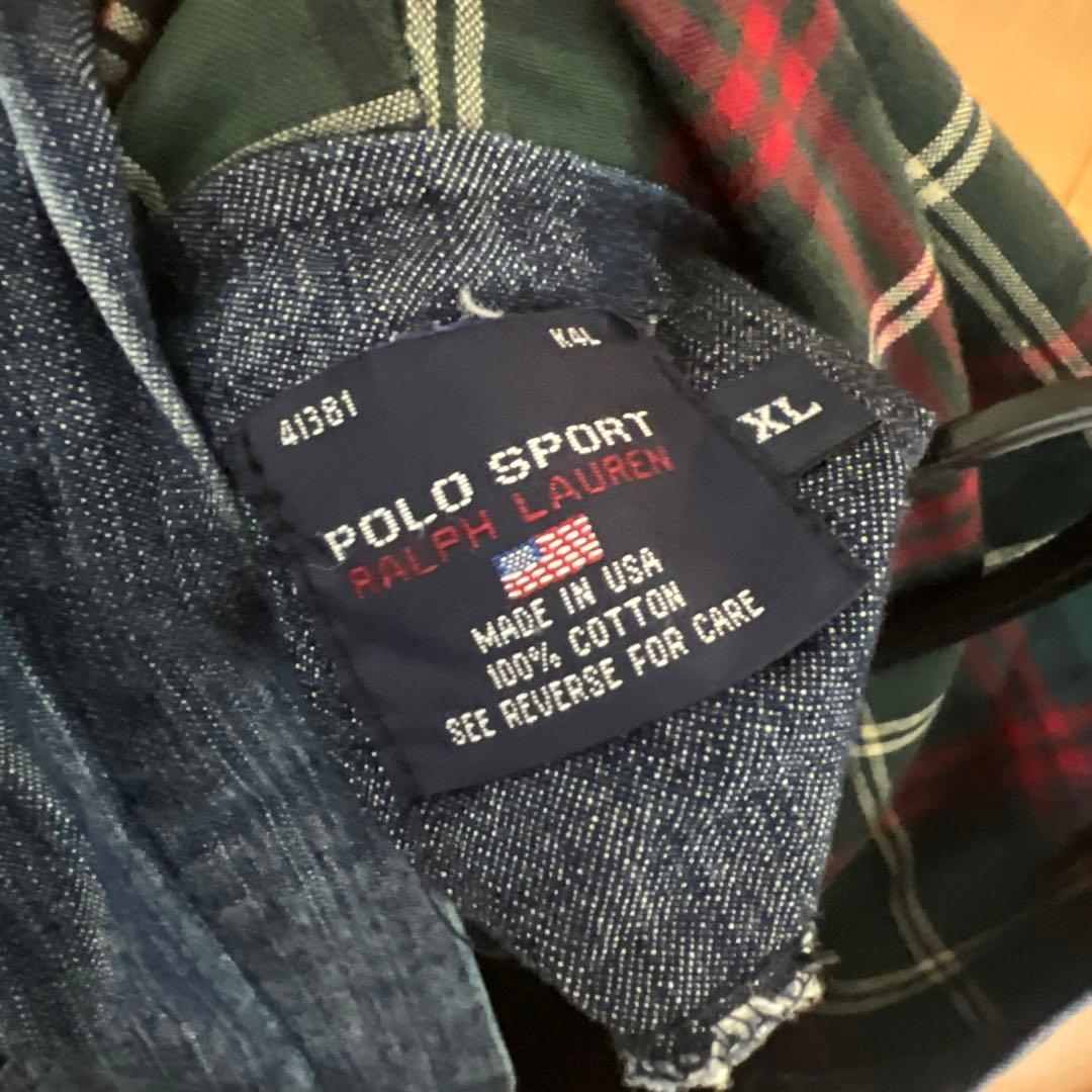 POLO SPORT フード付きデニムジャケット