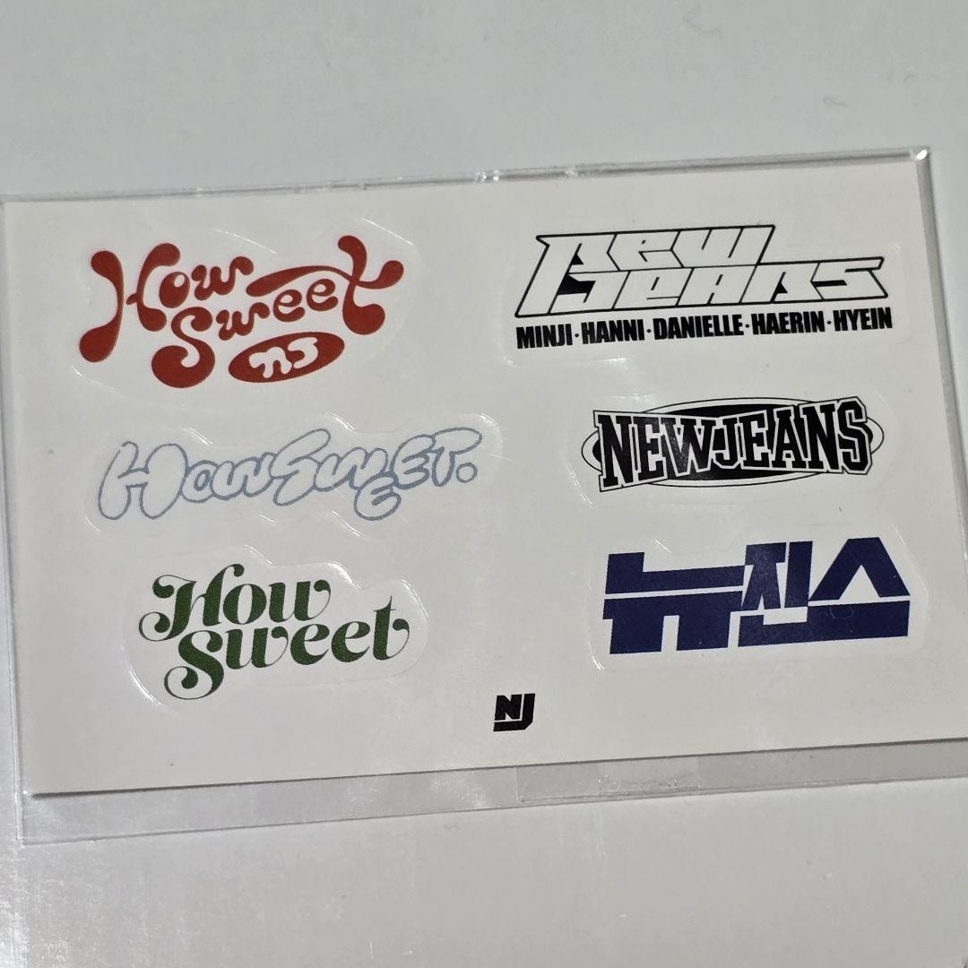 NewJeans How Sweet 特典トレカ ステッカー aladin