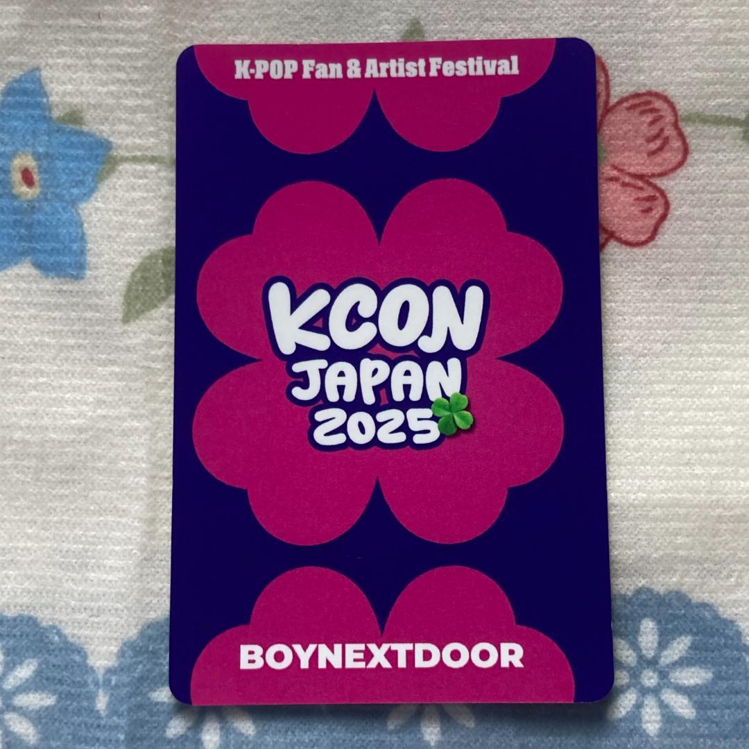 BOYNEXTDOOR KCON JAPAN 2025 リウ トレカ