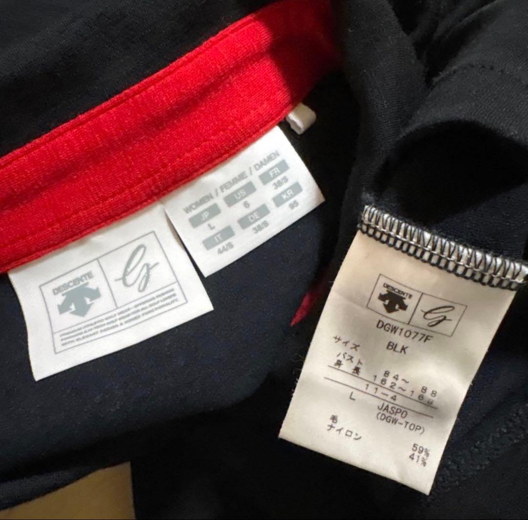 ゴルフ レディース 長袖　ポロシャツ スカート 2点セット　L/L