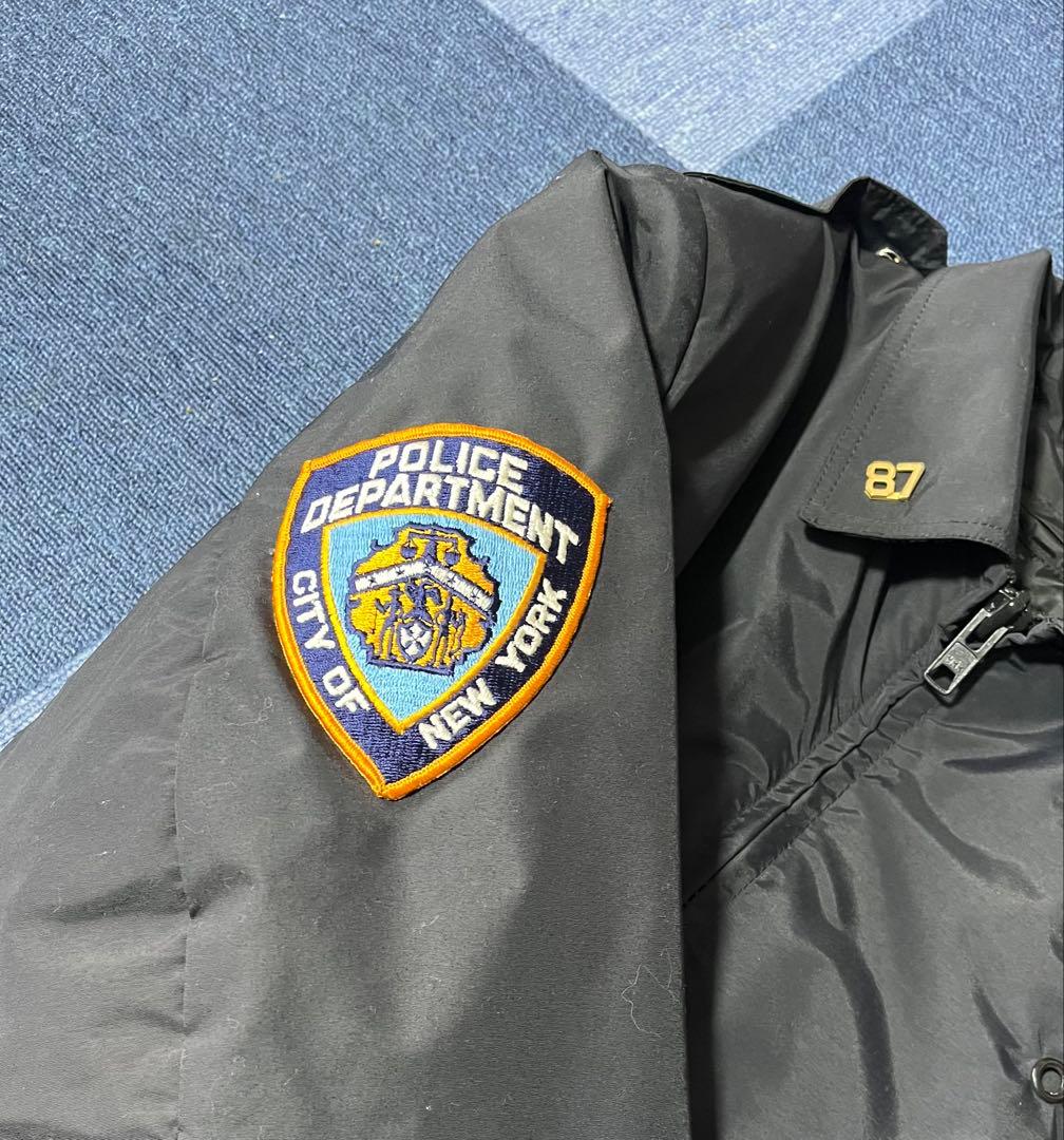 [激レア] 80s NYPD ポリスマンジャケット ブラック