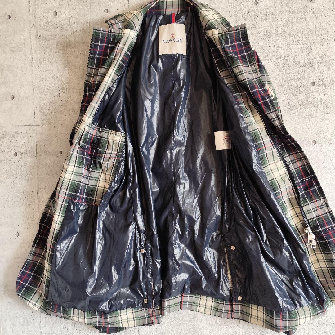 【美品】 モンクレールレディース 0サイズ ポリエステル チェック ジャケット