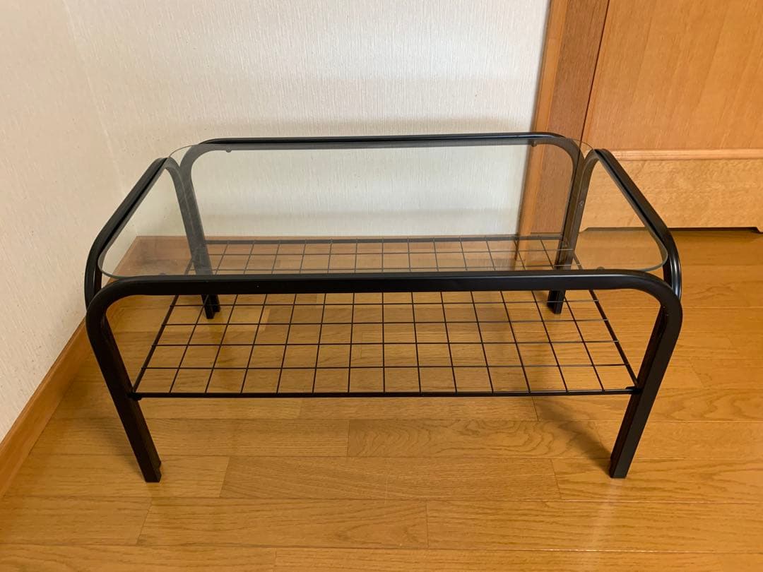 jimnyさん専用【送料無料】ガラステーブル　昭和レトロ　メタルフレーム