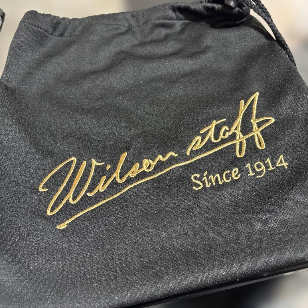 Wilson staff硬式グローブ 赤 [日本製][グローブ袋付き][軟式可