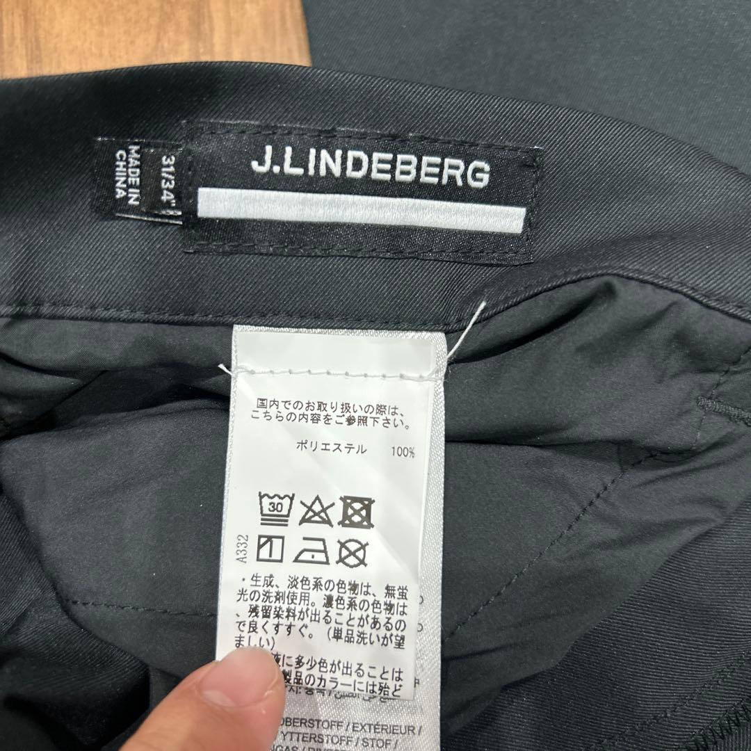 新品 定価29700円 Jリンドバーグ チノパンツ W31 ストレッチ ブラック