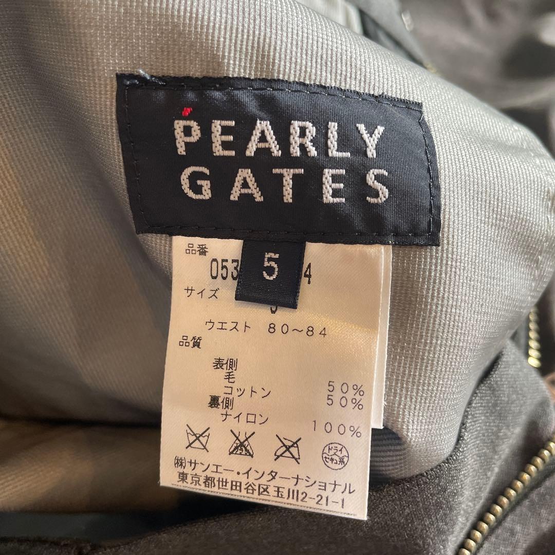 【ほぼ新品】PEARLY GATESパーリーゲイツパンツ　サイズ5