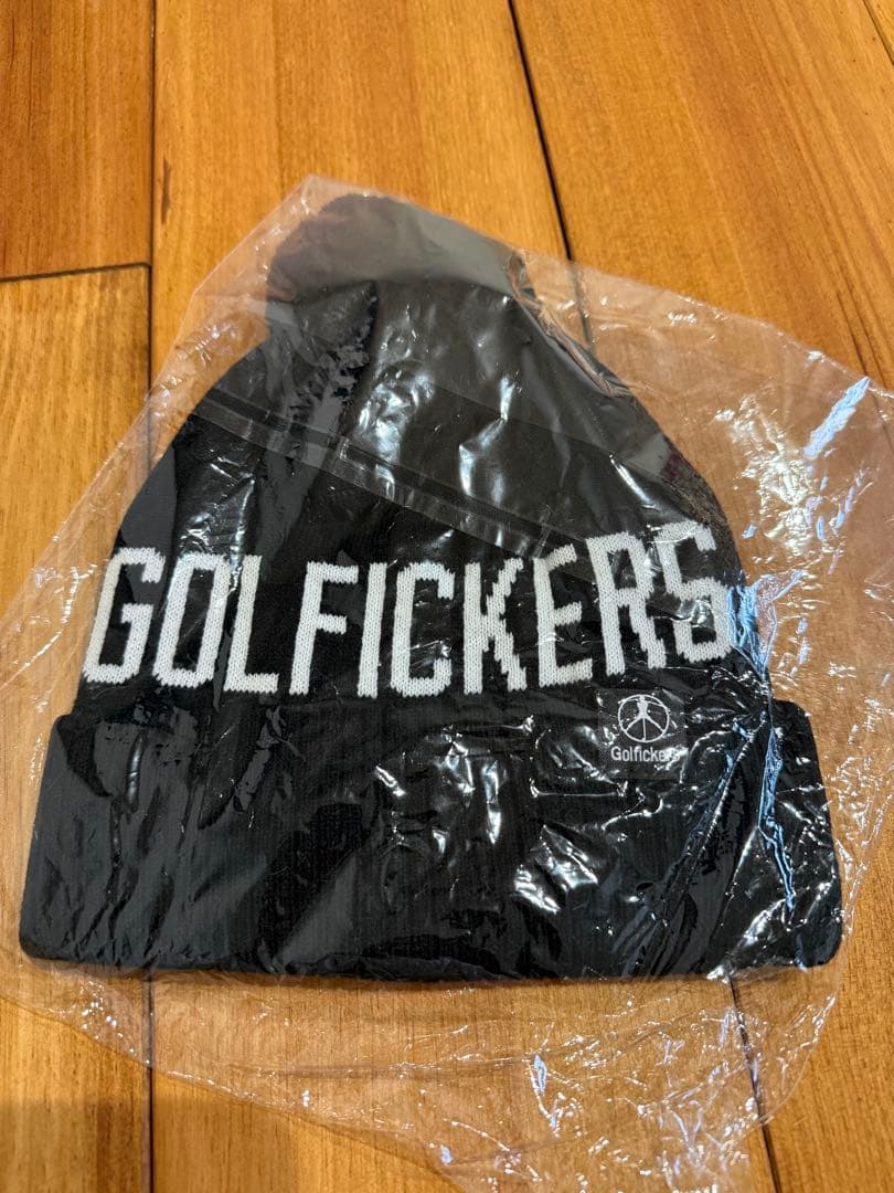 希少　初期型　GOLFFICKERS ニット帽 黒　未開封