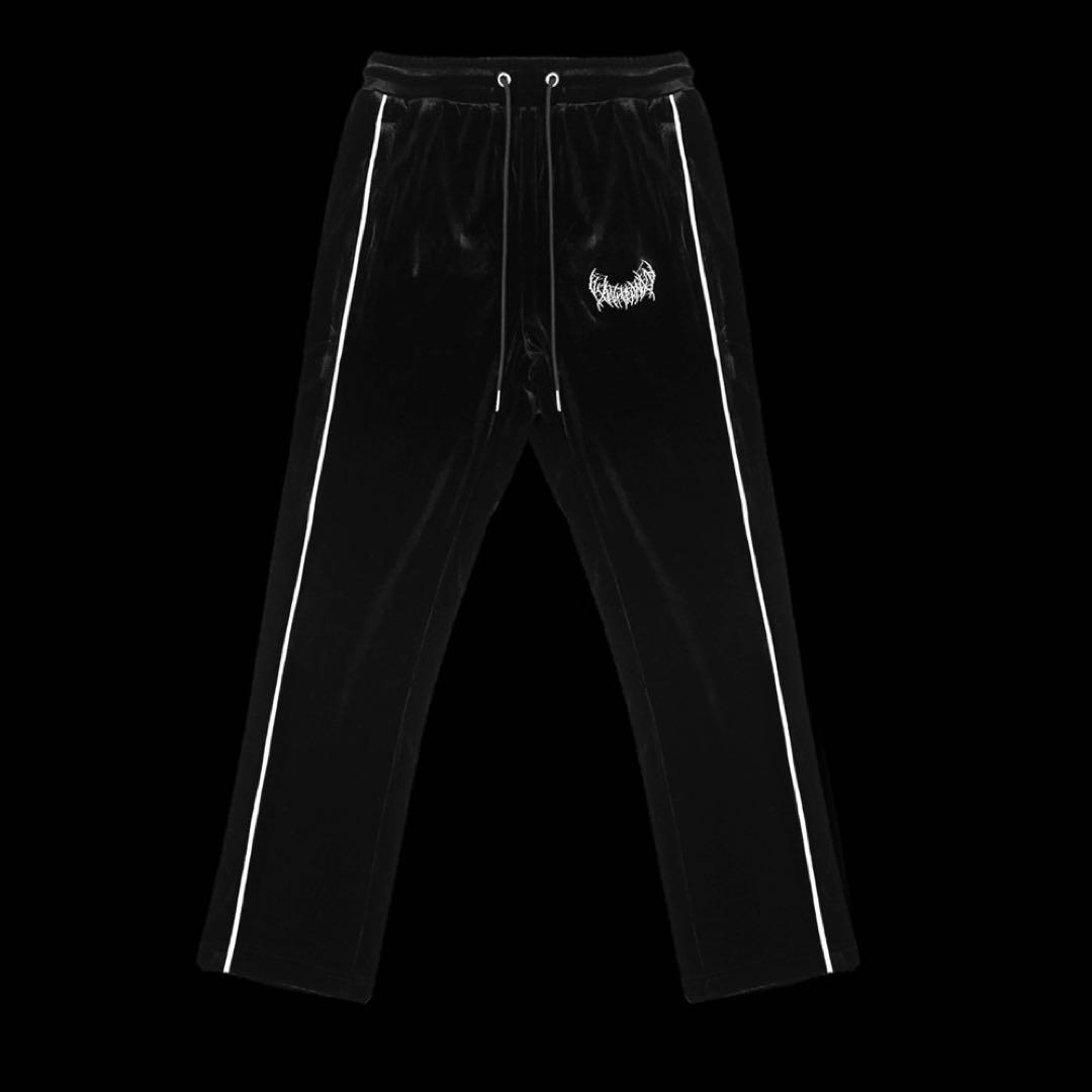 ジャケット・アウター S YXNGBRATZ YB VELOUR JACKET PANTS BLACK