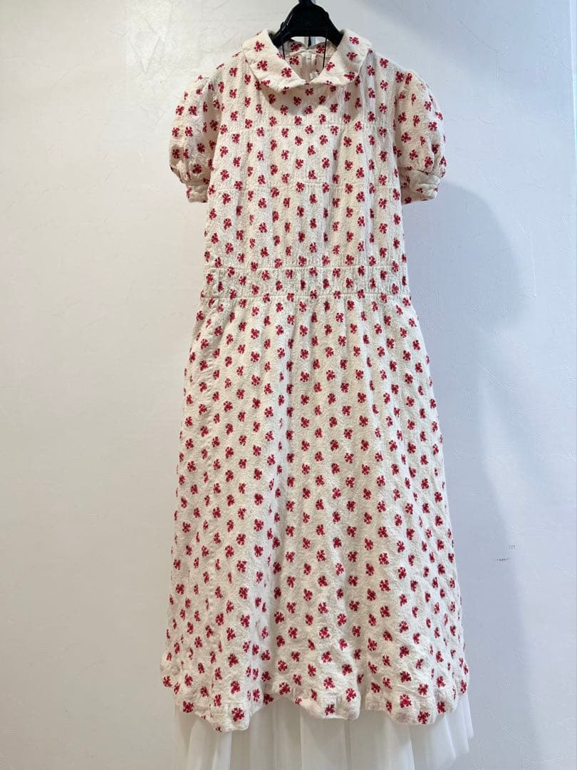 2021AW コムデギャルソンガール　刺繍ワンピース