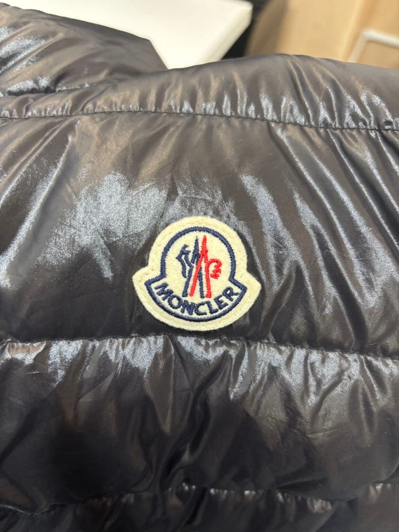 モンクレール MONCLER ブラック ダウンベスト サイズ1