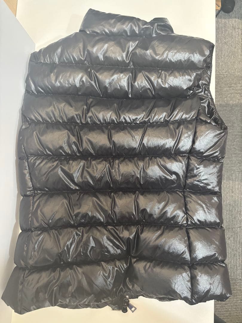 モンクレール MONCLER ブラック ダウンベスト サイズ1