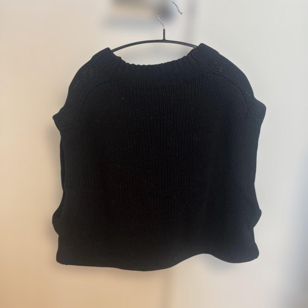 【美品】maison de Dolce.ケーブル編み ニットベスト