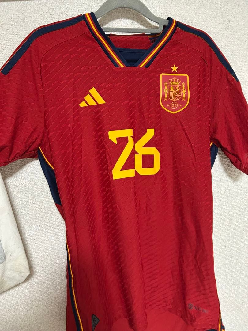 ペドリ　スペイン代表　2022オーセンティックユニフォーム
