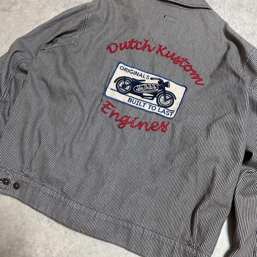 ジャケット・アウター VonDutch kustomade Hickory Work Jacket