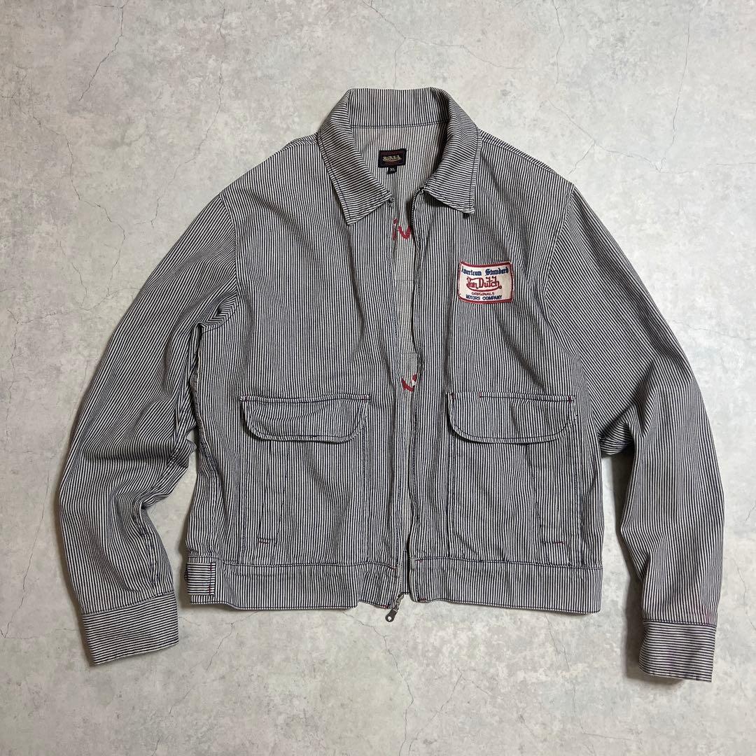 ジャケット・アウター VonDutch kustomade Hickory Work Jacket