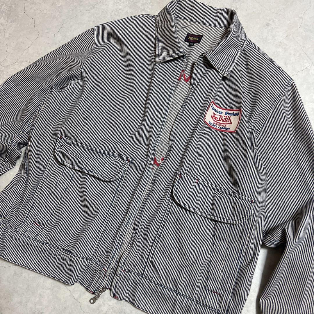 ジャケット・アウター VonDutch kustomade Hickory Work Jacket