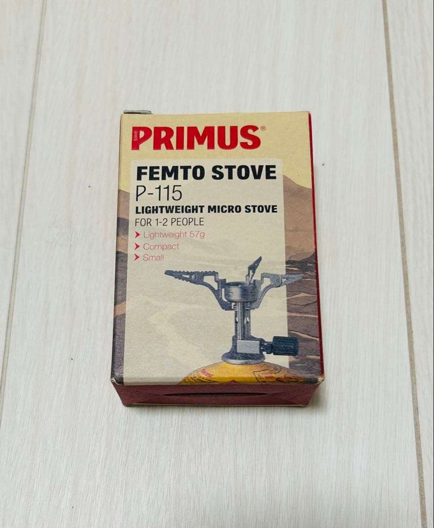 新品未使用　PRIMUS プリムス　FEMTO STOVE P-115