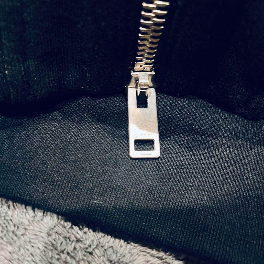 DIESEL ディーゼル レザー切り返しパーカー レザーパーカー