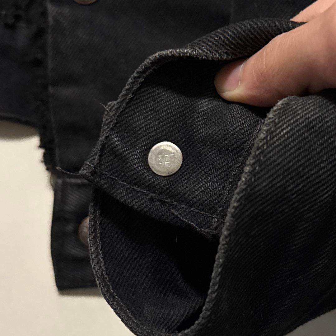 スペシャル 92年 Levi's ブラックデニム ボアジャケット LARGE
