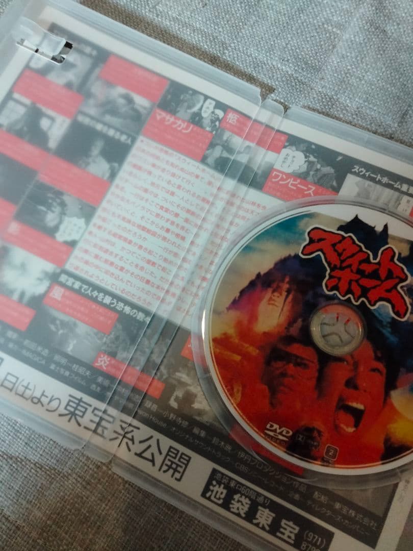 スウィートホーム　チラシ　伊丹十三　DVスイートホーム　ホラー映画　未DVD