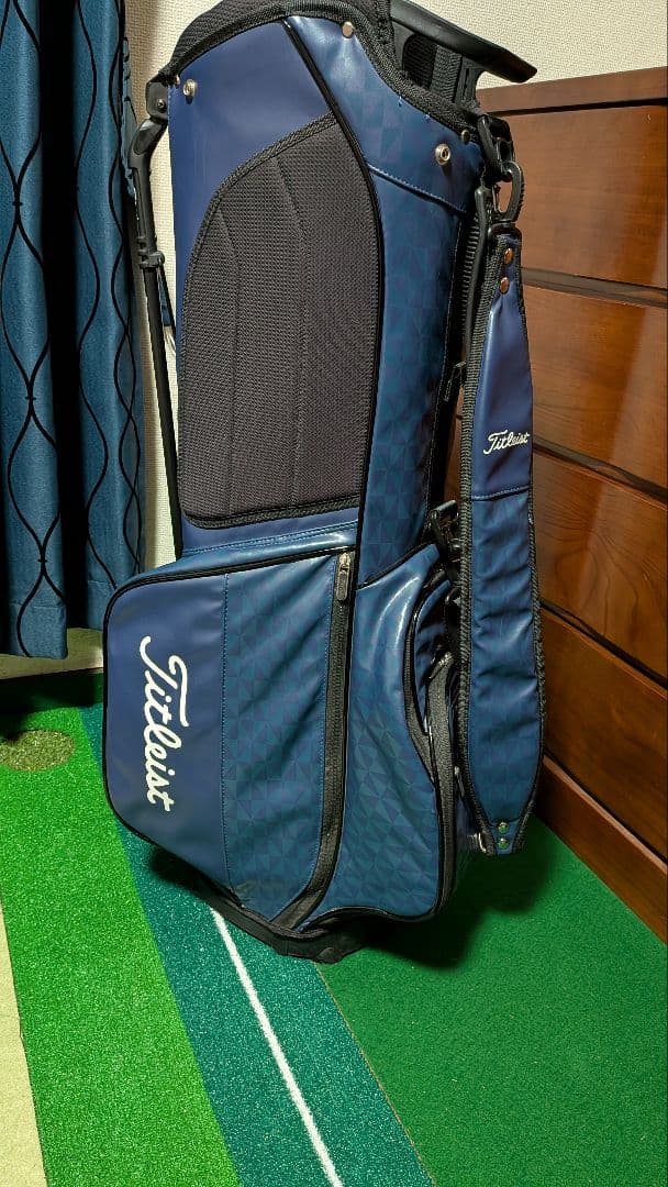 美品！Titleist ネイビー 限定品:軽量スタンドキャディバッグ