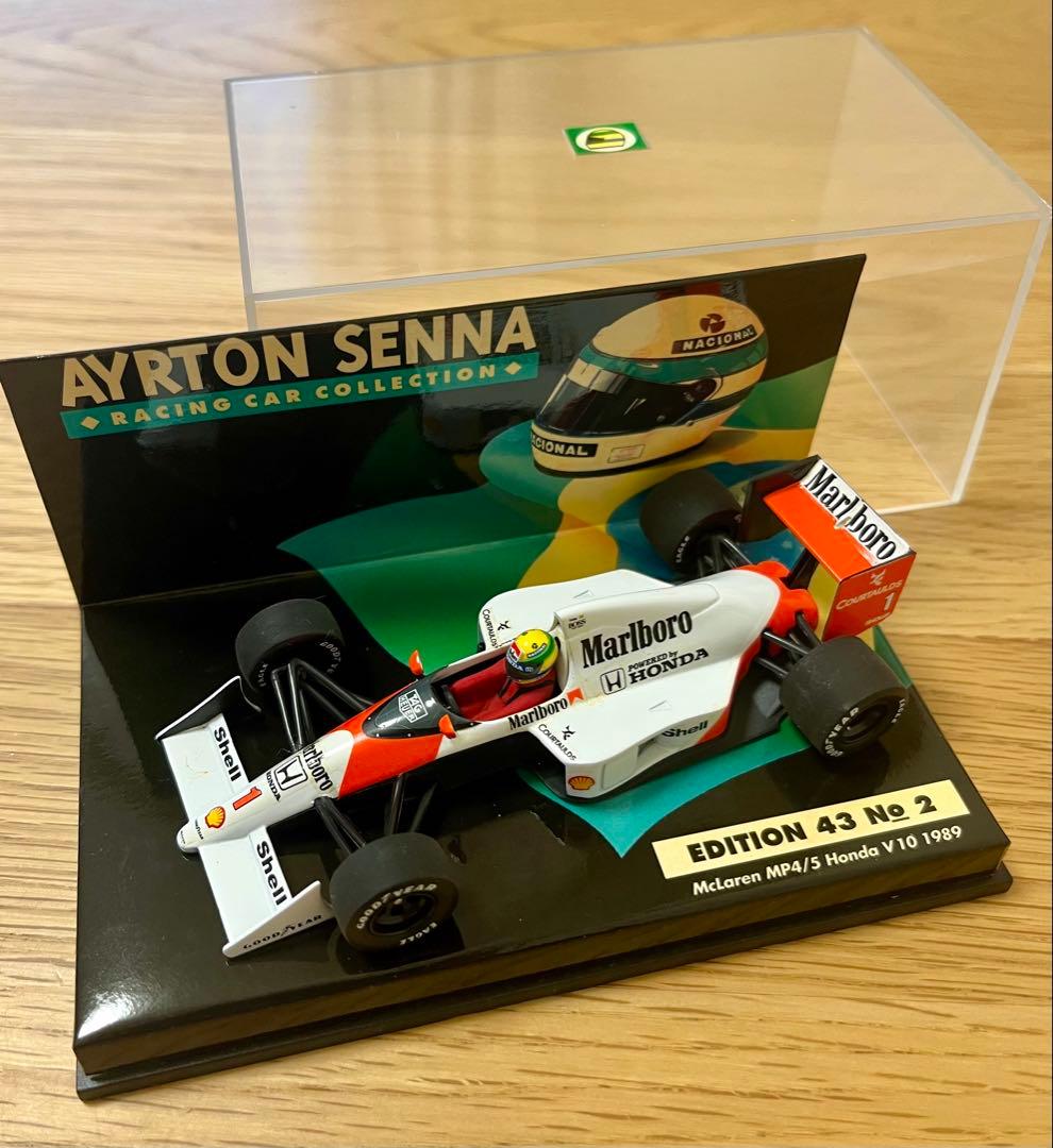 ミニチャンプス F1 マクラーレンホンダ MP4/5 A.セナ マルボロ仕様