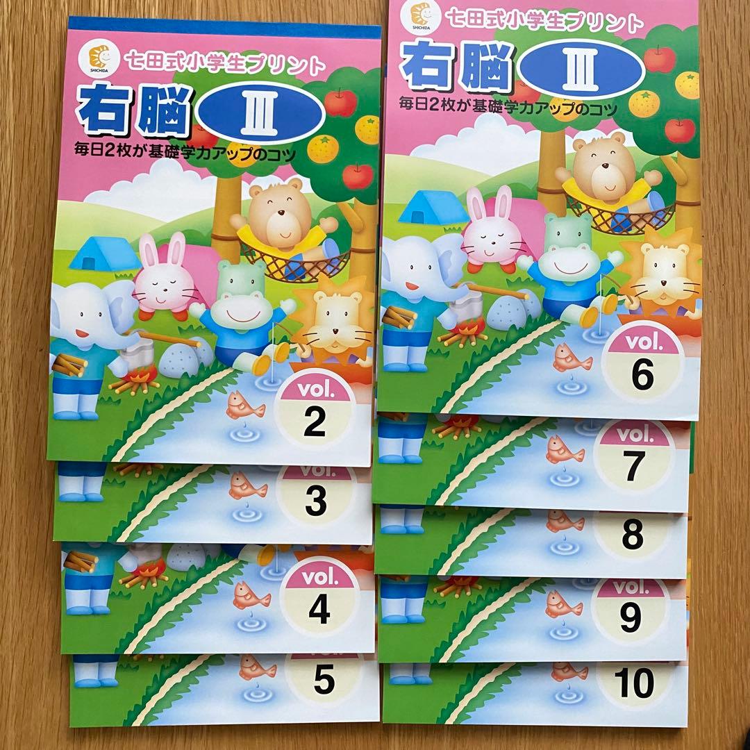 七田式 小学生プリント 右脳 III