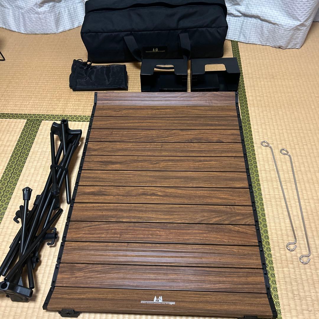ogawa(オガワ) アウトドア キャンプ テーブル ロールテーブル　ブラウン