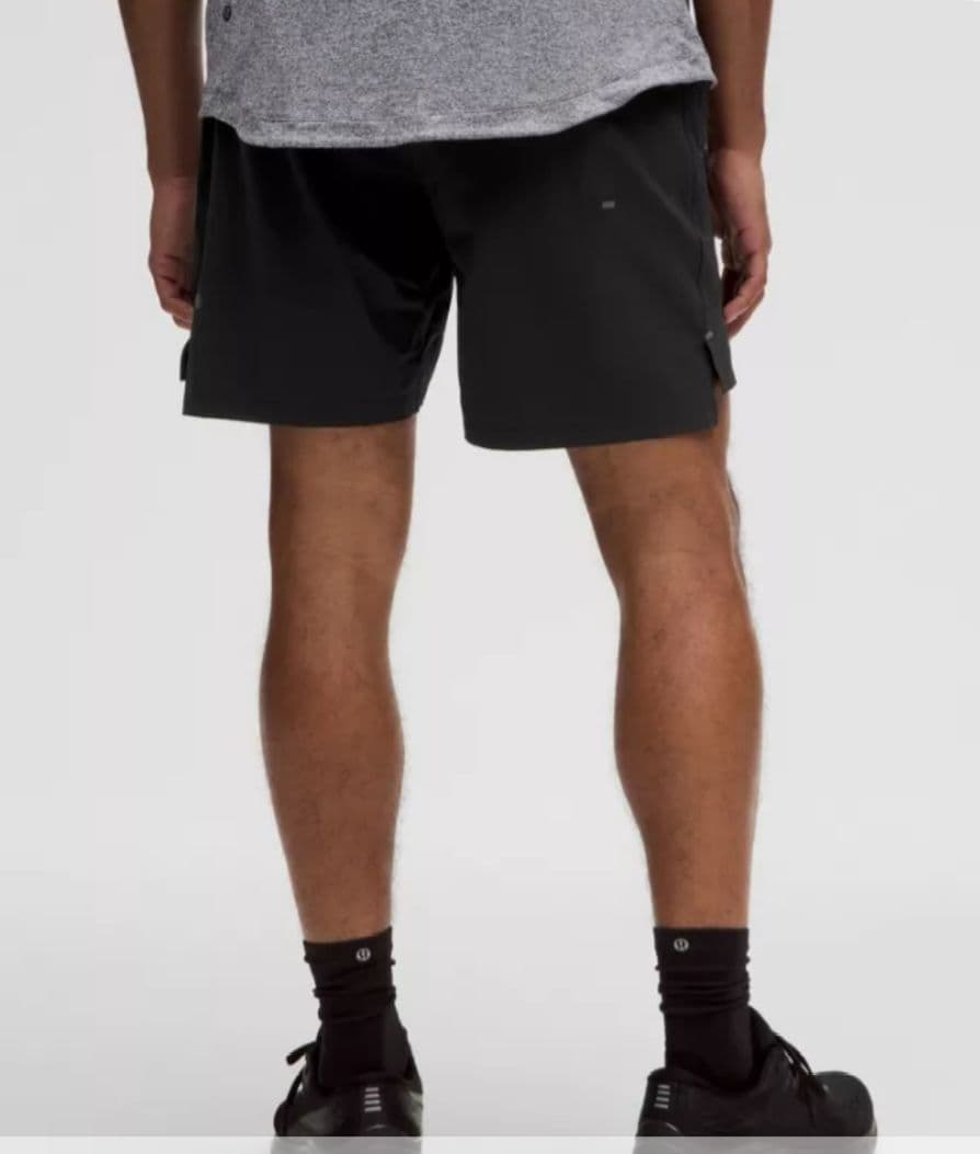 【新品】ルルレモン ハーフパンツ インナーショーツ付き メンズ M ブラック