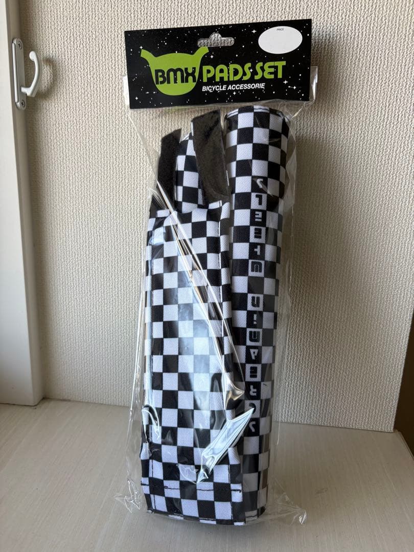 BMXパッドセット チェッカー柄