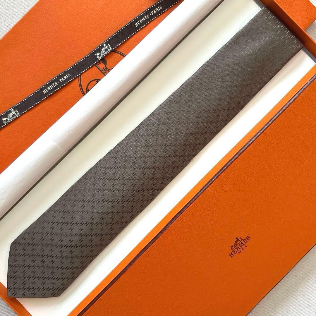 yuzukozu♡出品エルメス ネクタイ 《ニューH》 新品 未使用