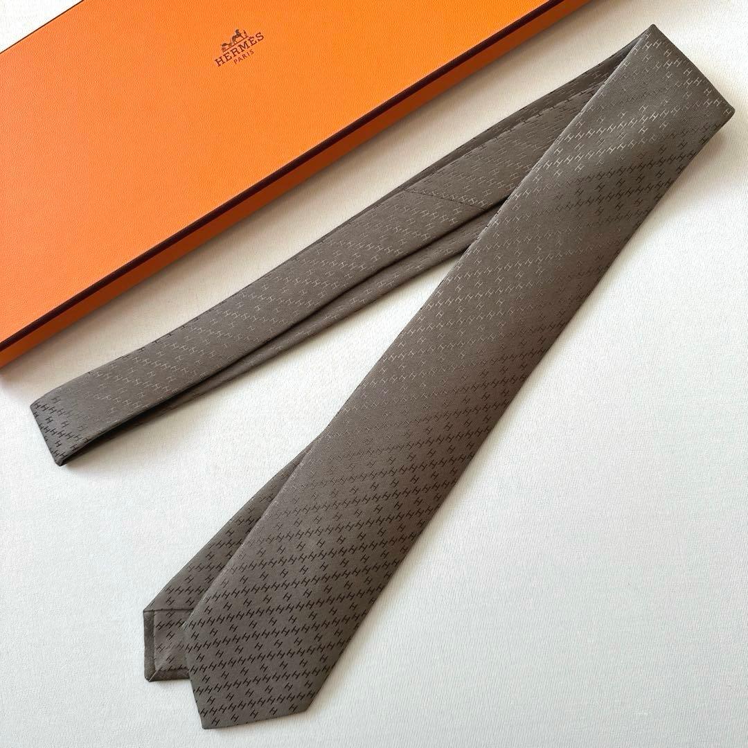 yuzukozu♡出品エルメス ネクタイ 《ニューH》 新品 未使用
