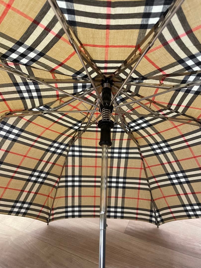 【未使用品】BURBERRY バーバリー 折り畳み傘 ノバチェック