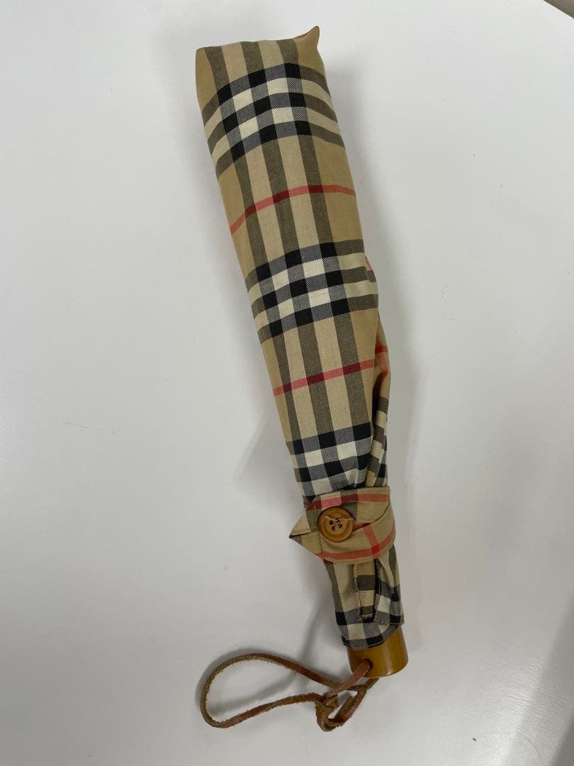 【未使用品】BURBERRY バーバリー 折り畳み傘 ノバチェック