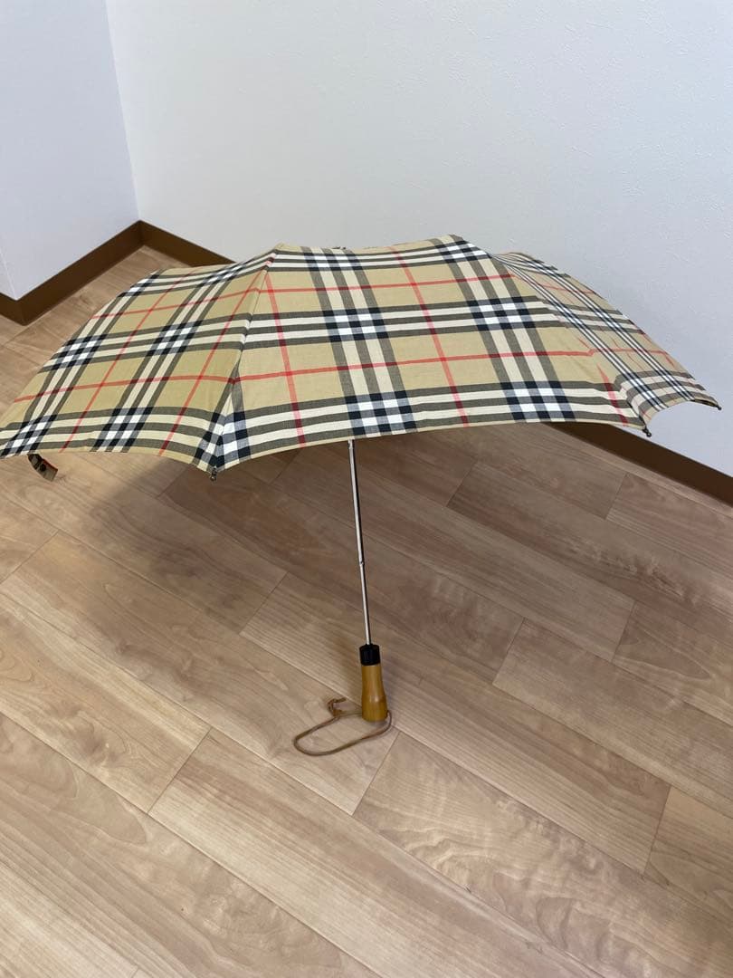 【未使用品】BURBERRY バーバリー 折り畳み傘 ノバチェック