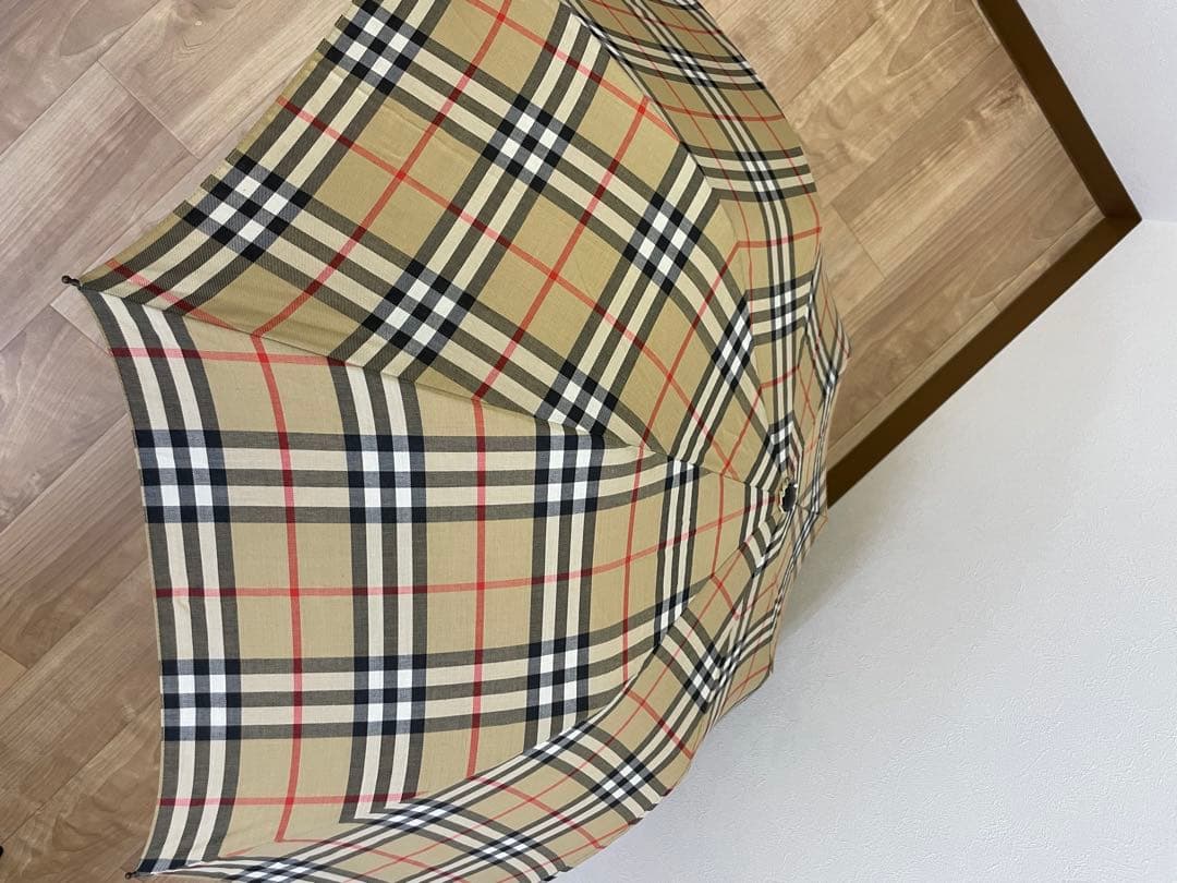 【未使用品】BURBERRY バーバリー 折り畳み傘 ノバチェック