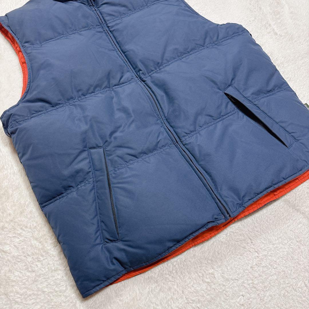 Eddie Bauer エディーバウアー グースダウンベストリバーシブル XL