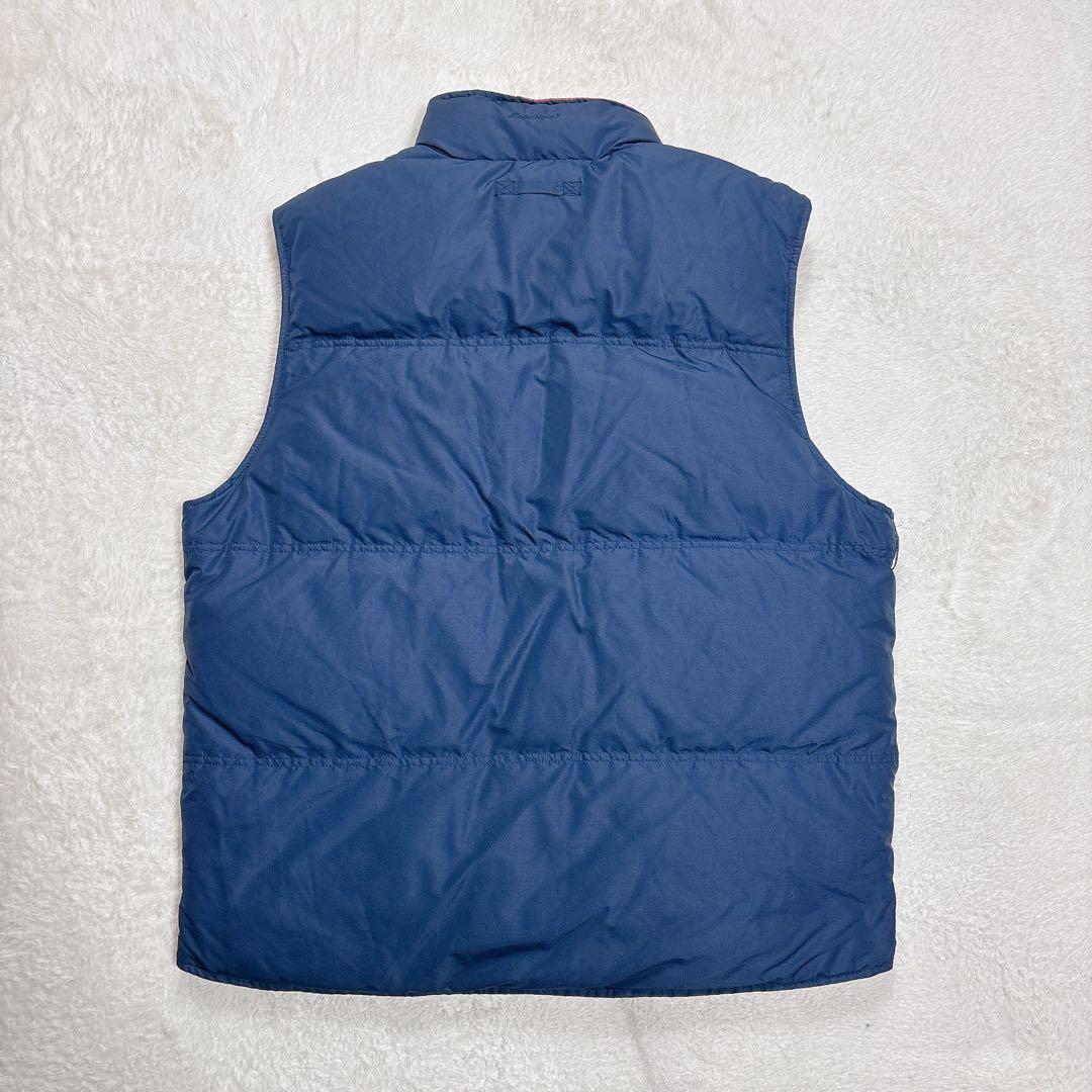 Eddie Bauer エディーバウアー グースダウンベストリバーシブル XL