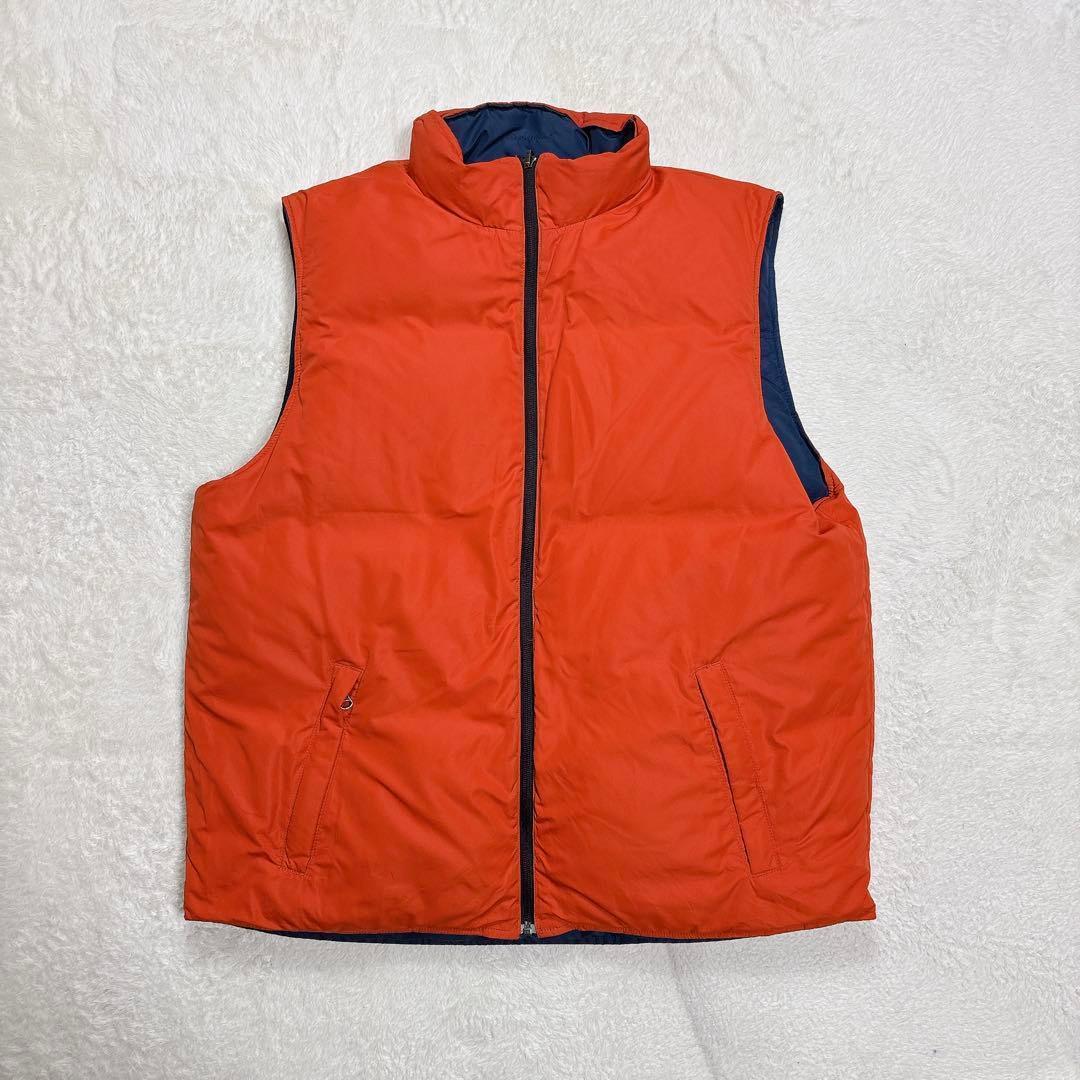 Eddie Bauer エディーバウアー グースダウンベストリバーシブル XL