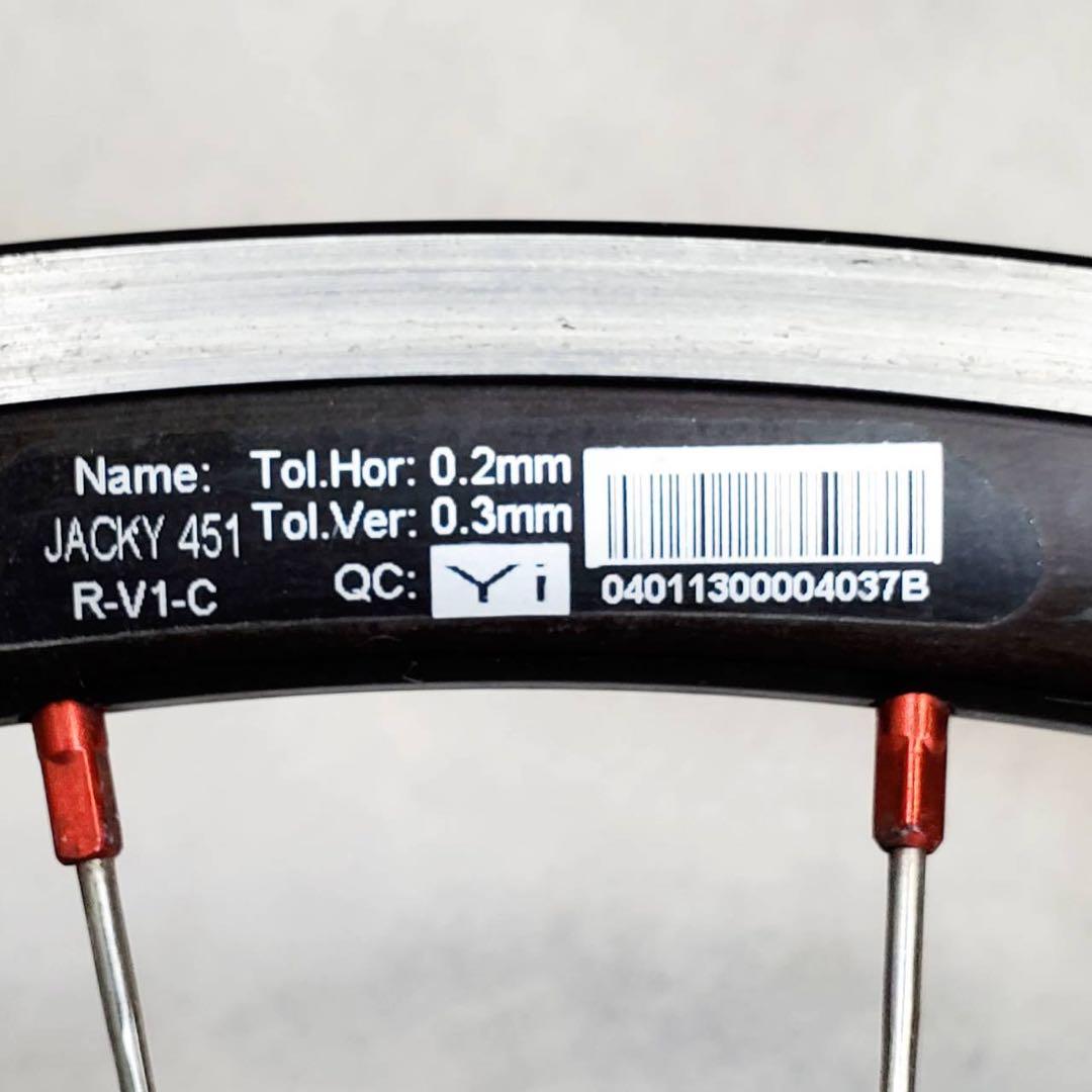 NOVATEC JACKY451 451 ホイールセット ミニベロ用 ノバテック